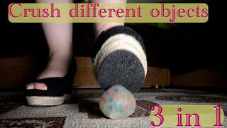 Crush and Destroy – Silicone, Plastic, and Toy Lizard Under My Feet