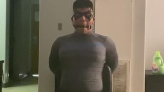 Nightwing in a chair tie