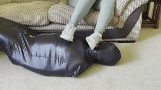 Mistress Rose uses her Gym Feet as Punishment 1080p