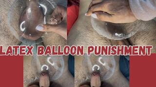 Latex balloon punishment