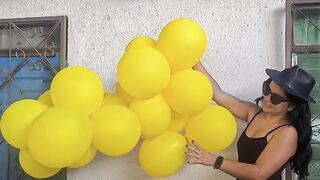 Special of (massive) nail pop explosive in my yard with a peculiar outfit