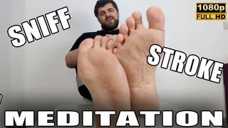 KingMarti: Sniff, Stroke Meditate - Foot Fetish JOI - Full HD 1080p