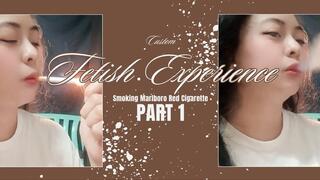 Share Custom - PART 1 - Fetish Experience Smoking Marlboro Red Cigarette - POV - RP