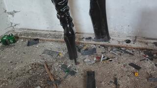 10 inch boots crush toy car