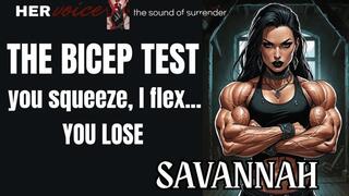 THE BICEP TEST You Squeeze I Flex You Lose