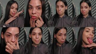Makeup while I do silly faces