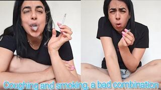 Smoke quiet, impossible, my cough appeared