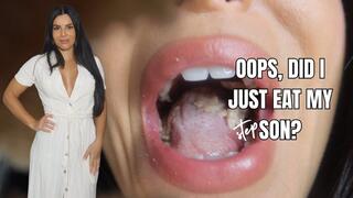 Oops, did I just eat my stepson? | Unaware giantess vore - OnlyVanessa