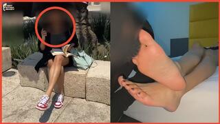 18 YEAR OLD SPOTTED IN THE STREETS GETS FOOT LICKING AND TOE SUCKING TREATMENT - FOOT WORSHIP PICK UP VOL 4 - ACT I, II & III - CEREZA - 1080P