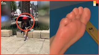 18 YEAR OLD PICKED UP IN THE STREETS MODELS HER FEET BEFORE FOOT WORSHIP - FOOT WORSHIP PICK UP VOL 4 - ACT I & II - CEREZA
