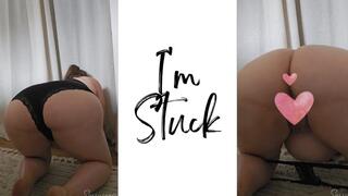 I'm Stuck - A stuck fetish roleplay scene featuring Pregnant Belly, Belly Fetish, & Doggystyle POV ft MILF Sassypantz