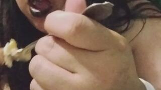 Eating and belly play