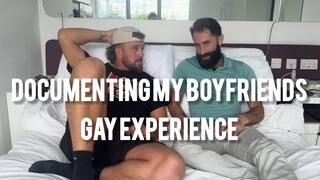 I documented my boyfriends first gay experience with an American!