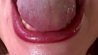 Close-Up Lip Sniffing & Stinky Breath Fetish