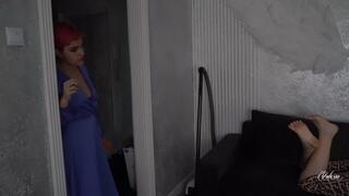 Good foot slut gets the honor of worshiping her Goddess's feet! 4K