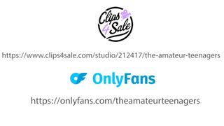 Hot and intimate sex tape of young teen couple