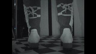 Some crush and my quick capitulation under Tanja's brutal boots - Cam 3