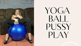 yoga ball inflatables pussy play