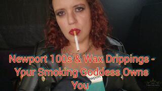 Newport 100s & Wax Drippings – Your Smoking Goddess Owns You - SGL153