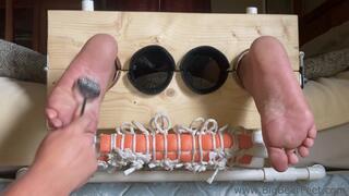 Itching, Pinwheels and Electro - punishing big wide meaty feet