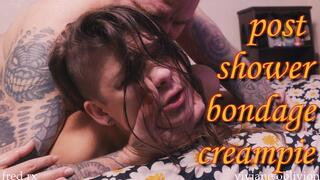 post shower creampie