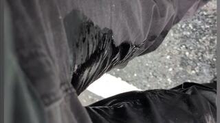 Real Desperation and Wetting While Driving -- Humiliating Car Wetting & Rewetting at Home, Making Myself Cum with a Toy