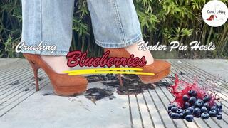 Blueberries Pop&Crushed Under My 20cm Pin Heels
