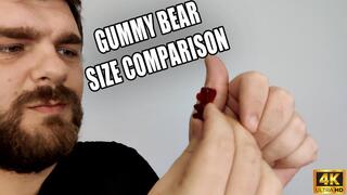 KingMarti: Gummy Bear Size Comparison - 4k UHD 2160p