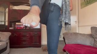 Miss sinfultoes Your Face And Chest Is For Trampling On