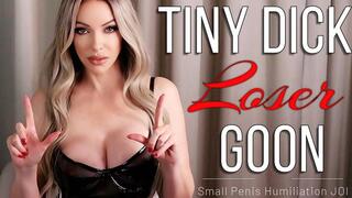 Tiny Dick Loser Goon Small Penis Humiliation JOI SPH with CFNM Mistress Emily Marilyn