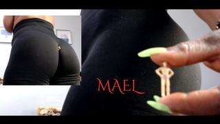 Macro Trapped In Gym Pants Swallowed By Giant Ebony Ass - Unaware Giantess Mael