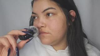 Labored breathing- Very real sounds- Nose fetish