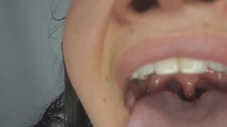 Uvula fetish, I will eat you, I will eat you