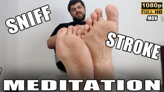 KingMarti: Sniff, Stroke Meditate - Foot Fetish JOI - Full HD 1080p- MOV