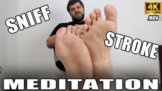 KingMarti: Sniff, Stroke Meditate - Foot Fetish JOI - 4k UHD 2160p- MOV