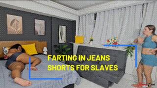 FARTING IN JEANS SHORTS FOR SLAVE - VERONICA LINS - FULL VERSION IN FULL HD - NEW AUGUST 2025