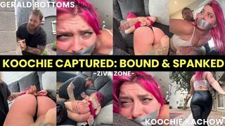 4K Koochie Captured Bound And Spanked