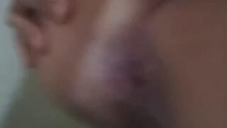 Latina Beauty in a Raw Solo Moment"