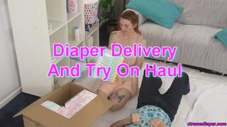 Diaper Delivery And Try On Haul