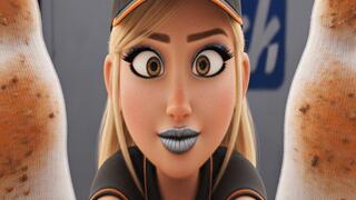 DELIVERY GIRL SMELLY SOCKS AND SILVER POUTY KISSES