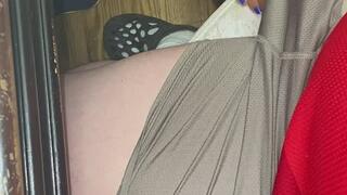 Melove trying to get into Naelor's underwear with her sexy small feet