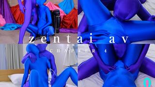 “Zentai AV” – Chapter 4: First Real Rubbing Session with a Zentai Fetishist