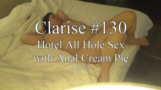 (HD) Clarise full video 130, Hotel All Hole Sex with Anal Cream Pie, Angle 2 of 3