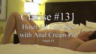 (HD) Clarise full video 131, Hotel All Hole Sex with Anal Cream Pie, Angle 3 of 3