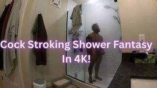 Cock Stroking Shower Fantasy
