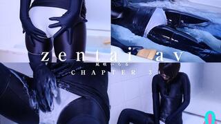 “Zentai AV” – Chapter 3: Black Zentai & Fetish Costumes – Soaked, Shiny WET Play
