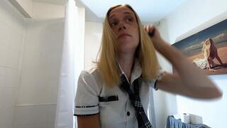 Danielle Brushing Her Hair 4