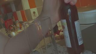 A disgusting date (accident simulation)