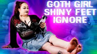 IGNORED: Goth Goddess Shows Off Oiled Feet While You Stare featuring Serena Lust