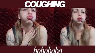 Coughing with your mouth closed bobobobo